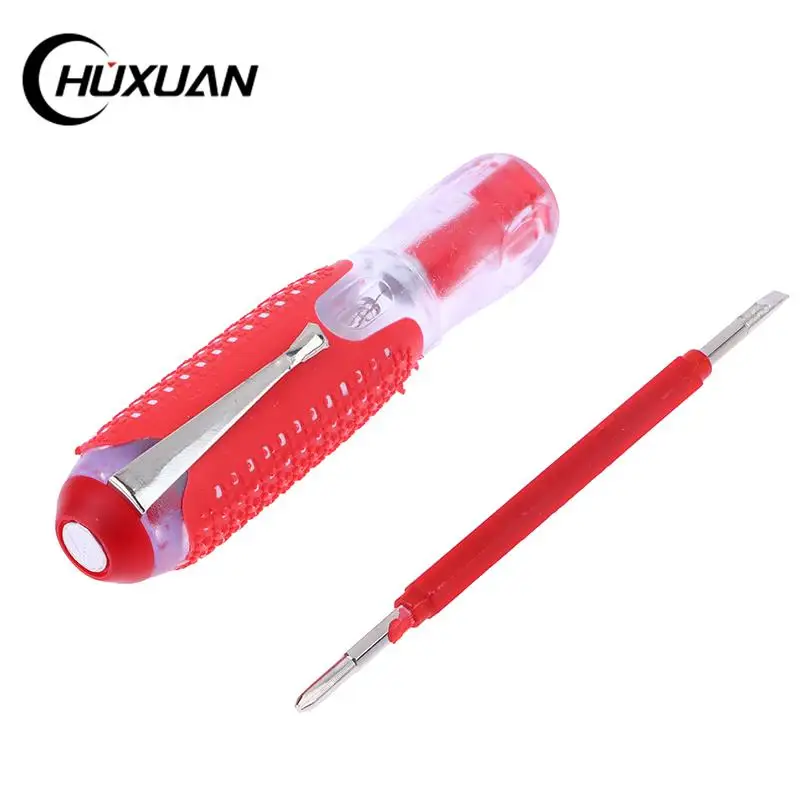 

100-220V Voltage Indicator Cross & Slotted Screwdriver Electric Test Pen Tools