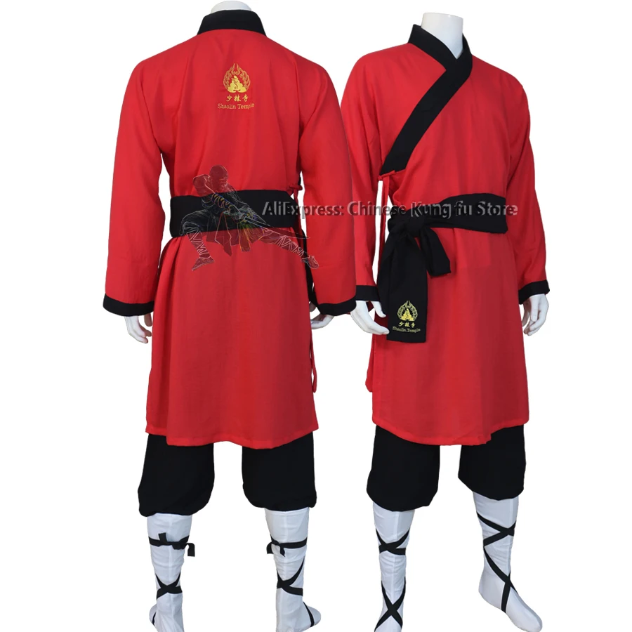

Shaolin Monk Uniform Martial arts Tai Chi Kung fu Suit Wing Chun Wushu Clothes Buddhist Robes Custom Tailored Need Measurements