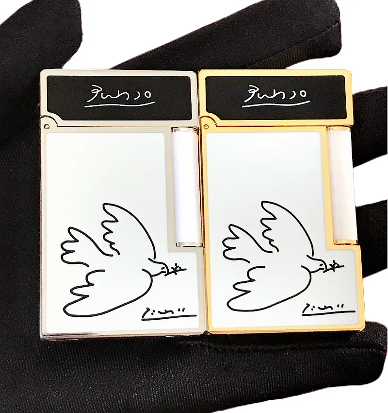 

100% new classic vintage lighter Luxury Tobacco different models pure copper smoking Memorial lighter butane lighters UBC12