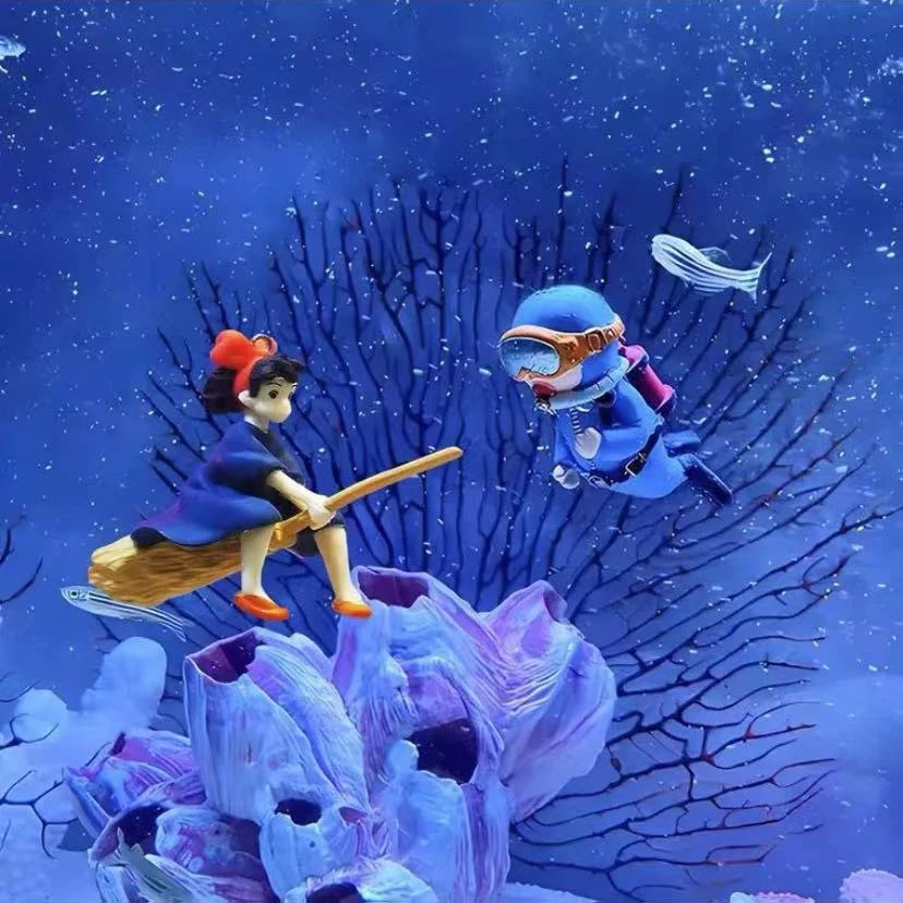 

Аквариумные украшения для аквариума, украшение для маленькой жирной девочки