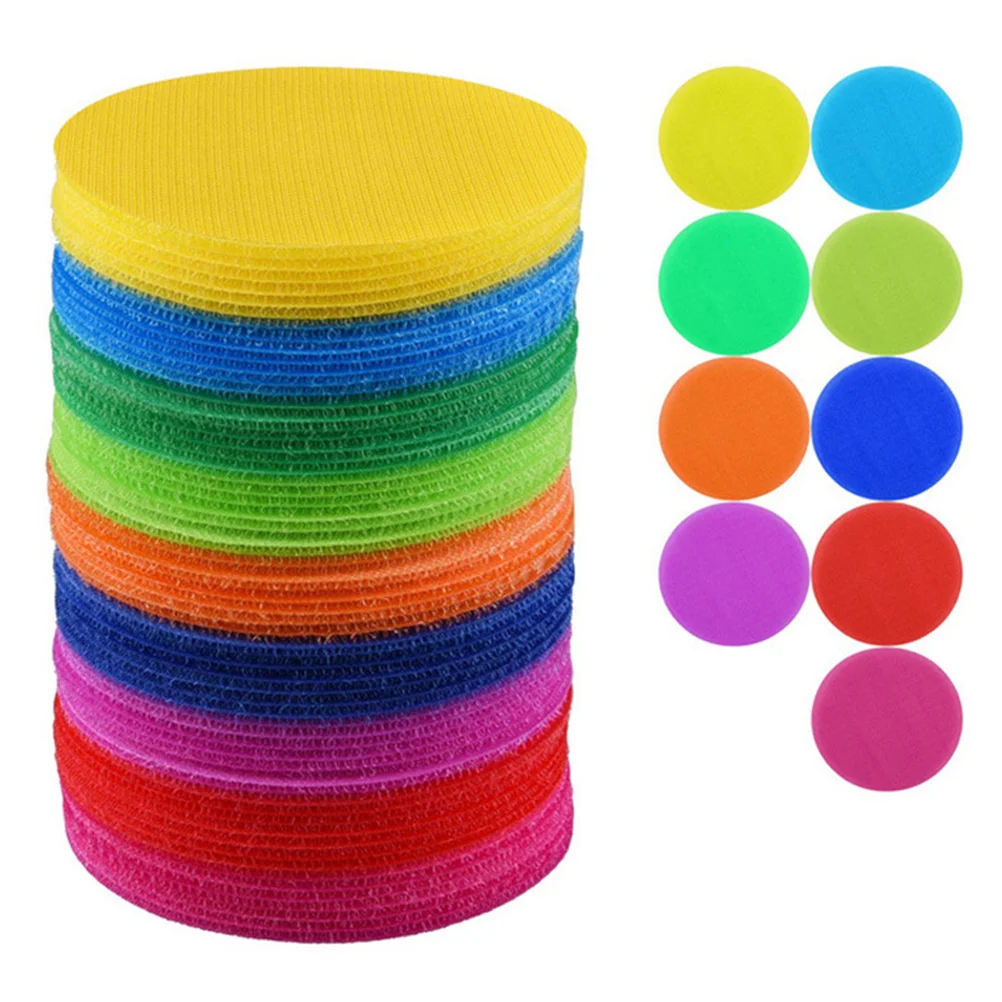 

50 Pcs Mark Carpet Markers Classroom Color Dots Stickers Little Bit Elementary Spot Floor Spots Nylon Preschool