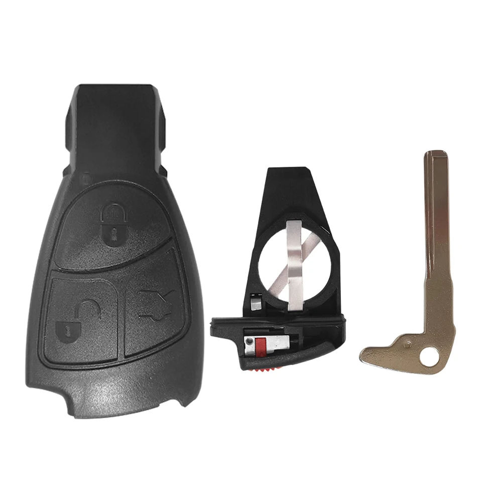 

XNRKEY 2/3/4 кнопка дистанционного автомобильного ключа корпус для Mercedes Benz C B E Class W203 W211 W204 Yu Bn CLS CLK сменный Футляр для ключей чехол