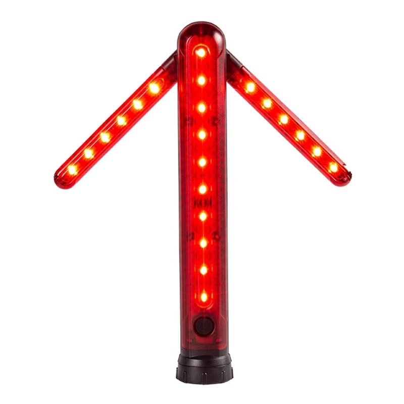 

Arrow Bar Light Magnetic Stand Beacon Warning Signal SOS Lamp USB Flashlights