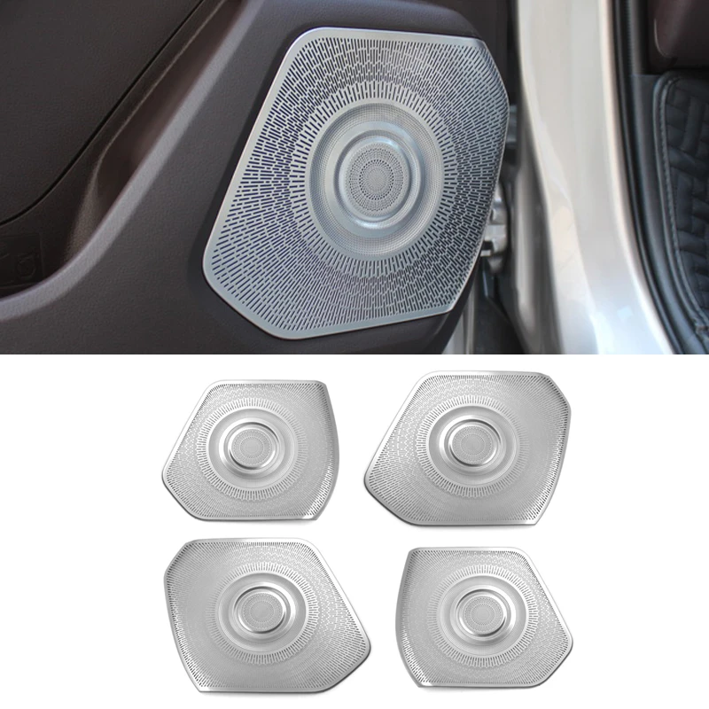 

Нержавеющая Сталь, Дверь Автомобиля, Аудио, Крышка Динамика, Декоративная Крышка Для Toyota Highlander XU70 Kluger 2020-2024