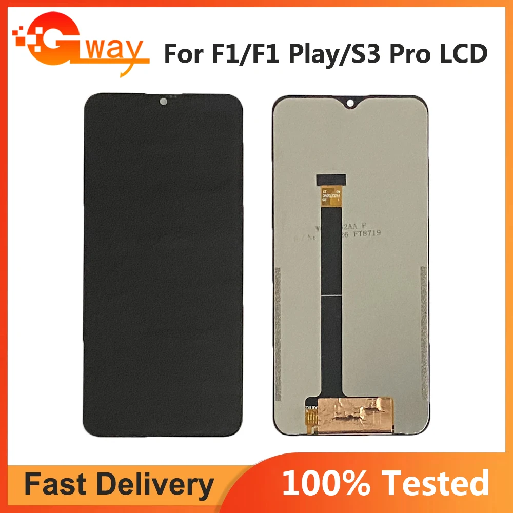 100% протестировано для UMIDIGI F1 ЖК-дисплей с сенсорным экраном 6 3-дюймовый