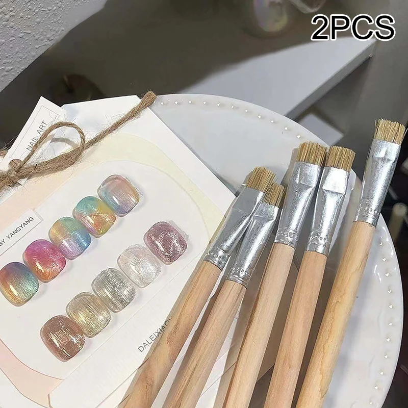 Текстурная кисть для дизайна ногтей французская стайлинга зеркальная