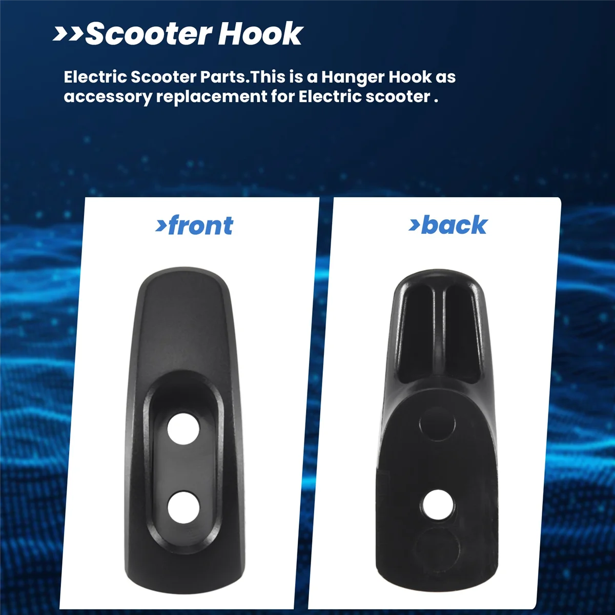 Обновленный металлический гибкий крючок для вешалки Ninebot Segway Es1 Es2 Es3 Es4 замена