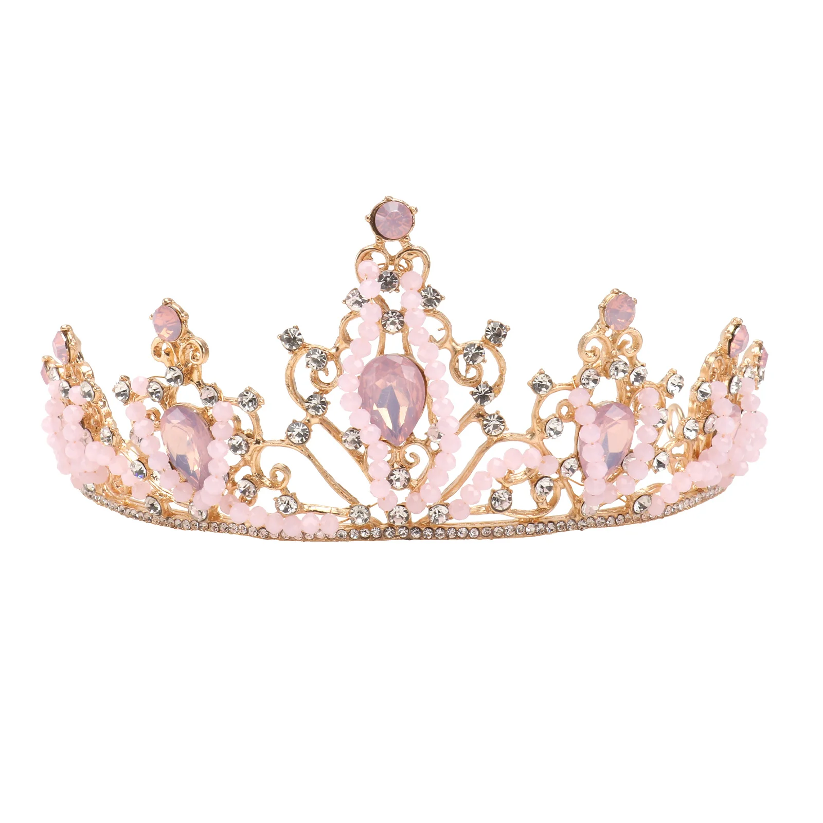 

Светящиеся повязки на голову для девочек, головной убор, короны, диадемы, повязка на голову для девочек, розовая детская корона, тиара в стиле барокко с цветами для девочек