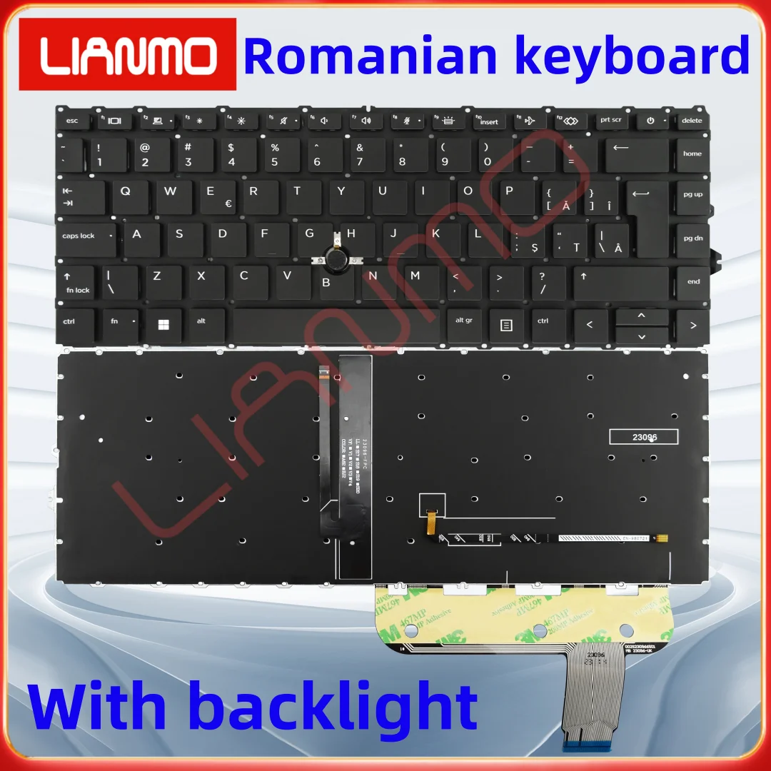 Клавиатура ноутбука French/Latin Language/Romania/Portugal подходит для HP 840 G7 G8 845 745 zbook14