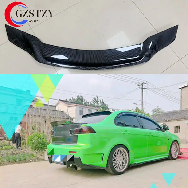 Для Mitsubishi Lancer EX Evo 2008-2015 высокое качество ABS задний спойлер на крыло крышу багажник