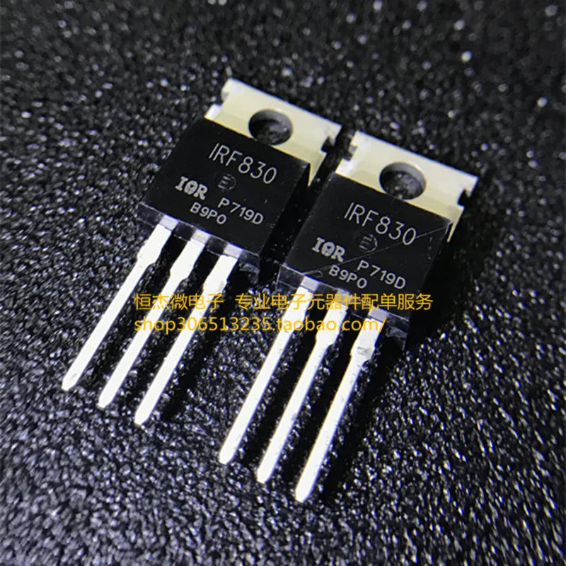 

5pcs/lot IRF830 TO-220 IRF830PBF 500V/4.5A/74W MOS transistor