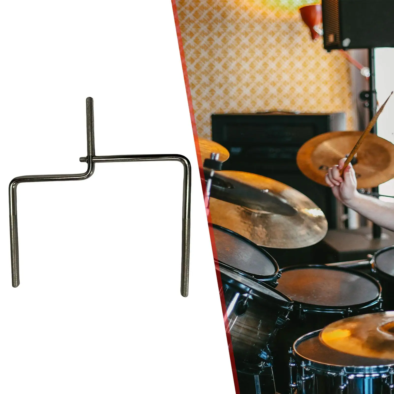Кронштейн Cowbell U Rod металлический U-образный кронштейн ударный аксессуар для блока