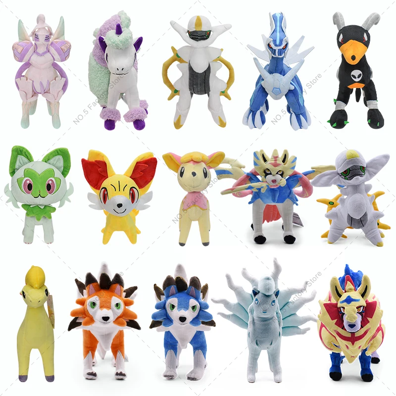 Аниме-фигурка покемона, мягкая игрушка, галариан, конский, Arceus, диалга, палкиа, спригатито, деерлинг, детские подарки на Хэллоуин