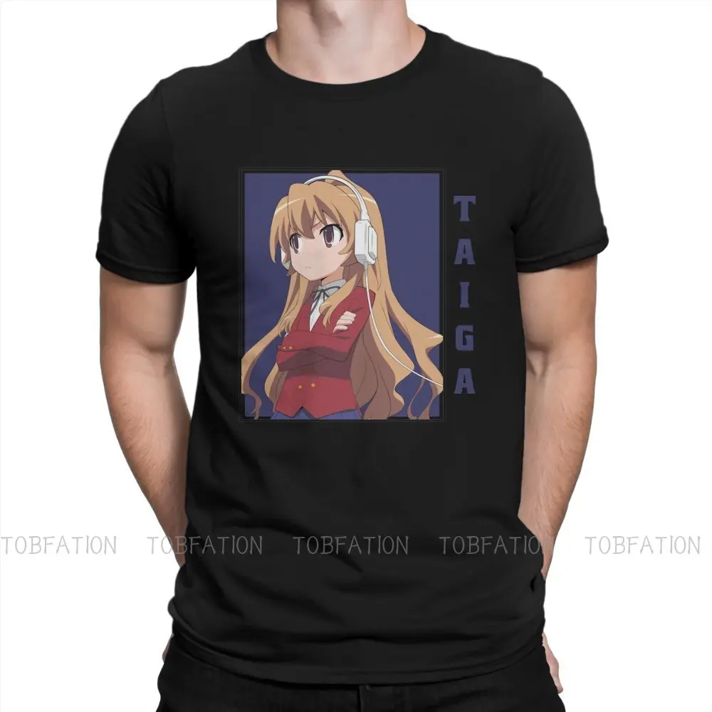 

Футболка Toradora с рисунком манги, тайги, прослушивания музыки, футболка с большим графическим рисунком в стиле Харадзюку, Лидер продаж, мужска...