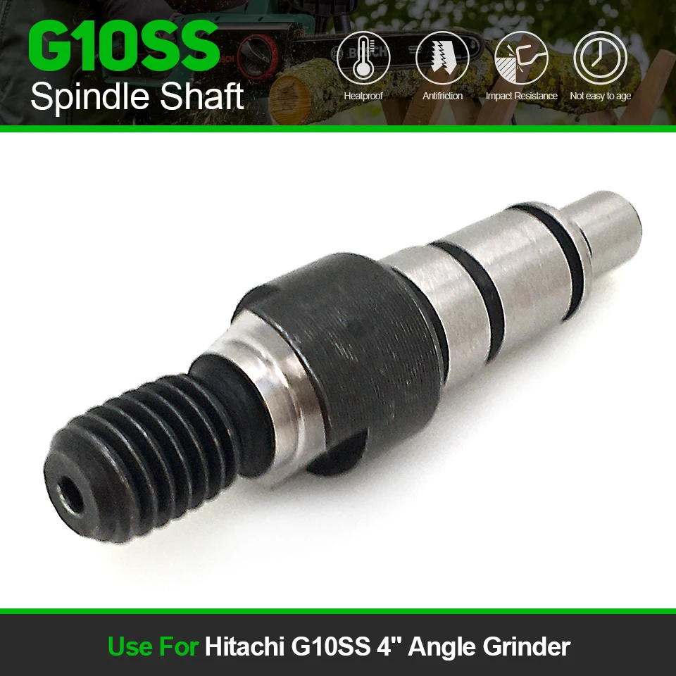 Металлический вал шпинделя 8 мм Замена для Hitachi G10SS G 10SS угловая шлифовальная машина запасные части электроинструмент аксессуары быстрая доставка