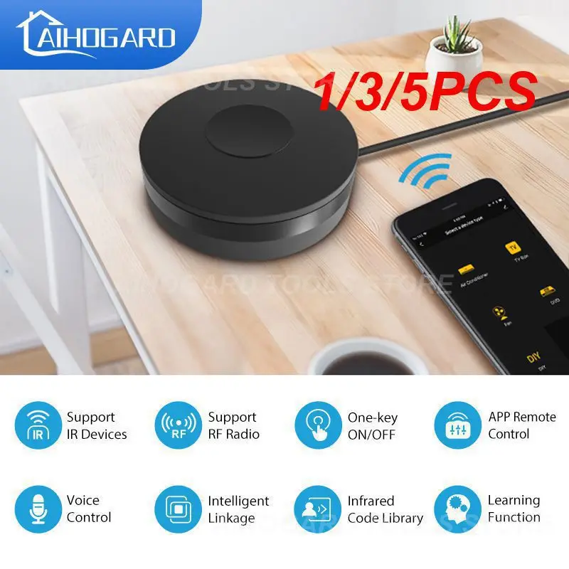 

1/3/5PCS 1-CoRui Tuya Wifi IR RF Remote Control Smart Universal Infrared Smart Home Control For TV DVD AUD AC Wireless Alexa