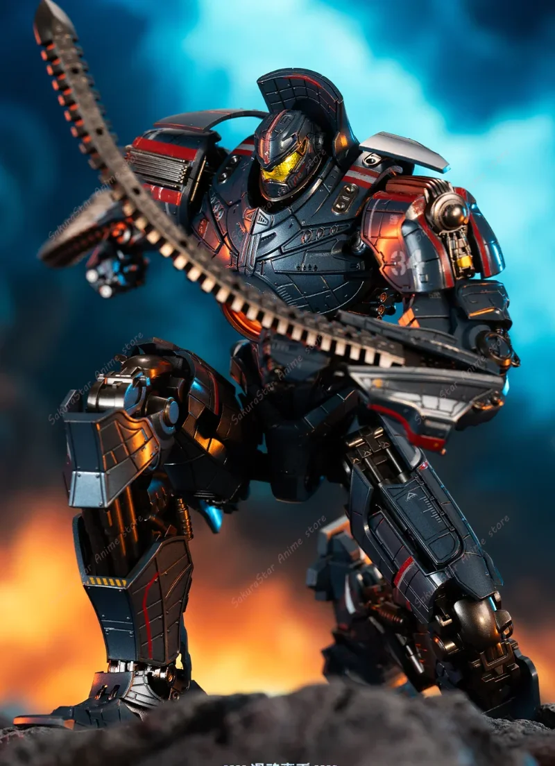 Фото В наличии: Фигурка GONG Pacific Rim Gipsy Danger, 25 см (10 дюймов), из сплава, изысканная модель меха, коллекционная игрушка, подарок. №4