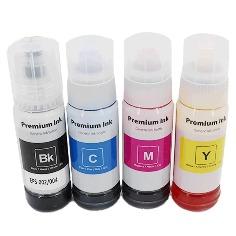 

1pc 70ml High Fidelity Refill Ink For Epson L3250 Printer 001 003 Print Refillable Inkjet Dye Parts For L3100 3101 L5190 L5290