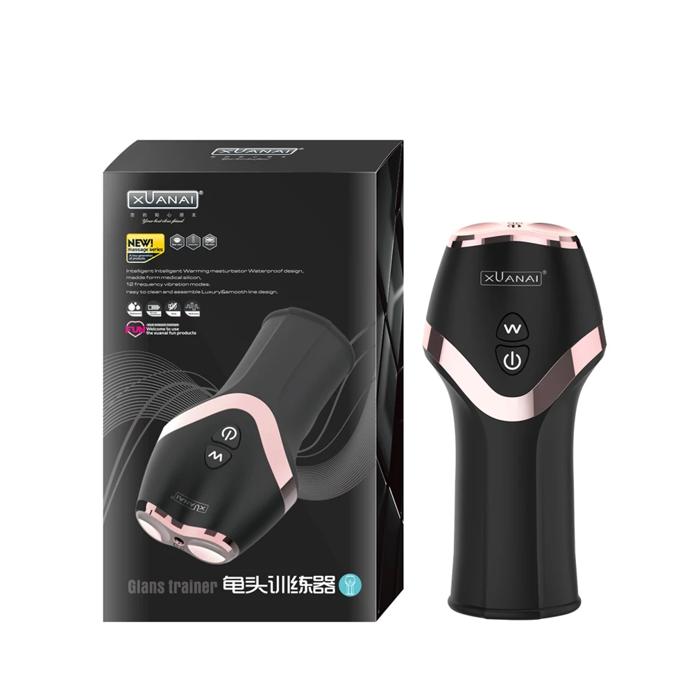 Xuan Ai Мужской мастурбатор Вибратор для задержки эякуляции Стимулирующий пенис