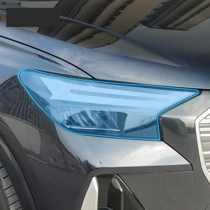 

Untuk Audi Q4 E-tron 2022-2023 Lampu Depan Eksterior Mobil Anti-Gores Film Pelindung PPF TPU Aksesori Film Perbaikan Antigores
