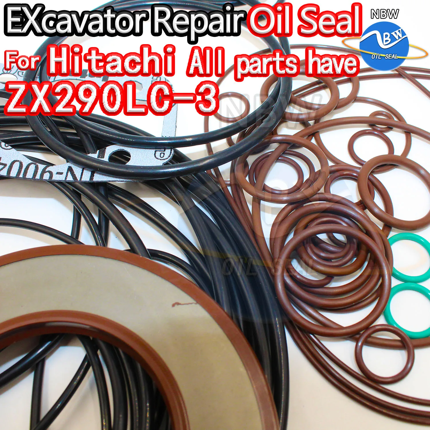 

For HITACHI ZX290LC-3 Excavator Oil Seal Kit High Quality Repair ZX290LC 3 ARM Bucket Hydraulic Pump Digger Clamshell Shovel