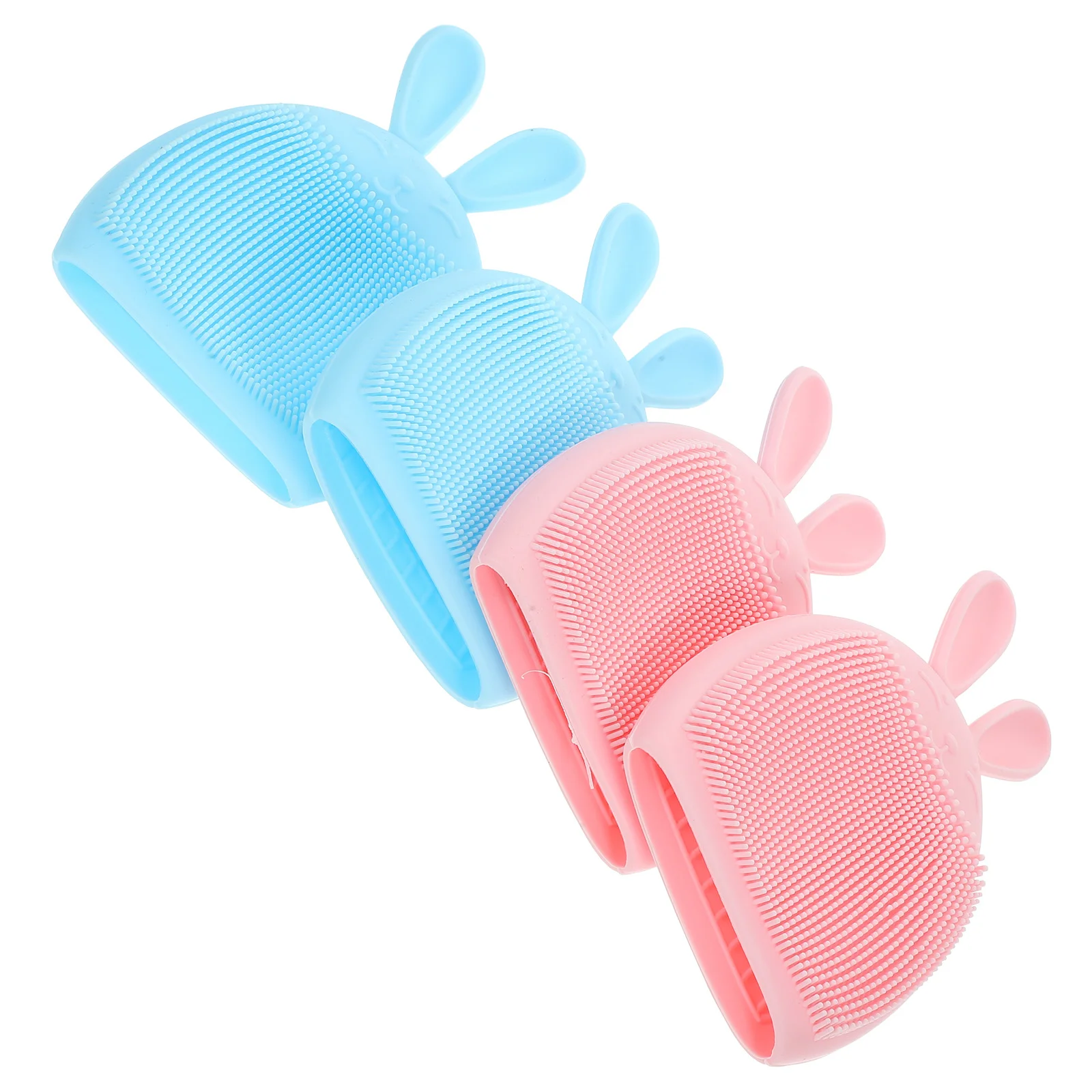 4 шт. силиконовая очищающая щетка гипоаллергенный скруббер для лица очищающее