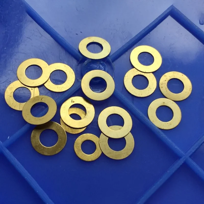 

6 Sizes 6pcs/Set Folding Knife Brass Washers Grommet Gasket Pad Rings Cushion Ring for Fold Knives Tools DIY Make Accessories