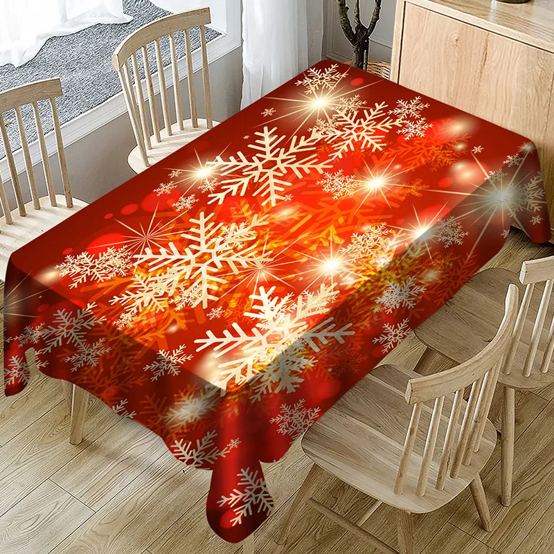 

Christmas Skull Picnic Blanket Household Living Wedding Decoration Tablecloth Waterproof Rectangular Dining Table Cover Manteles