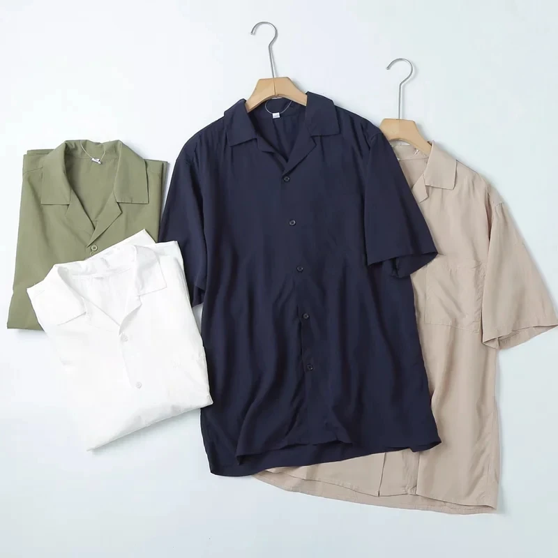 

Dave&Di Vintage Cargo Shirt Lovers Multicolor Loose Casual Blouse Man 2022 England Fashion Japanese Style Tops