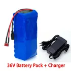 Литиевый аккумулятор 36 В, 36 В, 13 А  ч, 16 А  ч, 20 А  ч, аккумулятор для электровелосипеда 36 В, 20 А  ч, 1000 Вт, аккумулятор для скутера с зарядным устройством 30 А BMS + 42 в, 2 А