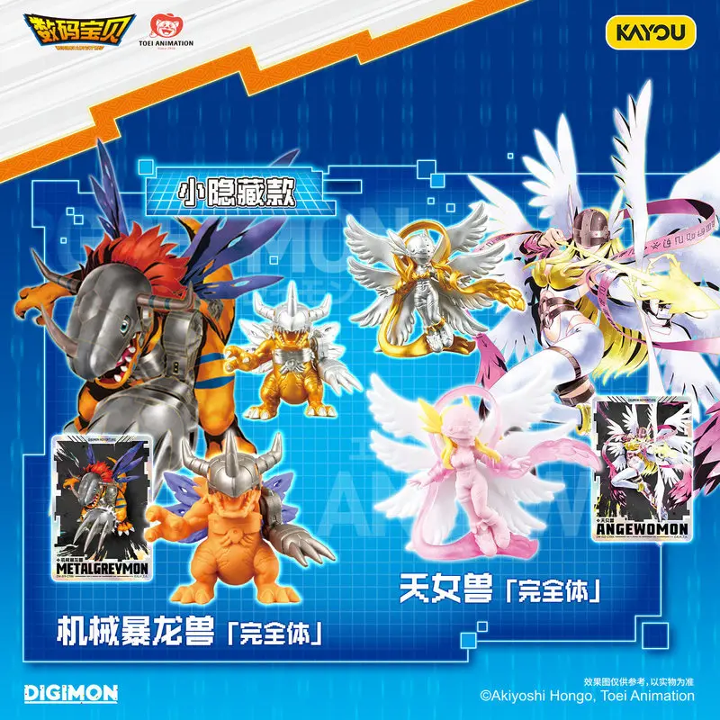 Фото Оригинальный набор мини-фигурок-ластиков Kayou Digimon Dimensional Evolution Vol.1 (12 шт.) в закрытой упаковке, коллекционные аниме-игрушки №4