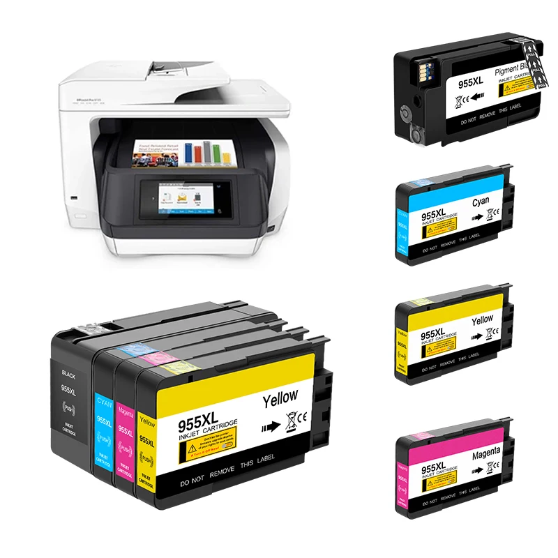 Фото Чернильный картридж 952XL 953XL 954XL 955XL 95U 955 952 для HP Officejet Pro 7720 8210 7730 7740 8720 8730 8740 8218 8710 8715 8718 №4