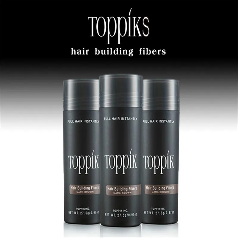 Hair Fibers Keratin Toppik Thickening Spray Hair Building Fiber Poudre 27.5g Instant Regrowth Powders Better Hair Loss Concealer