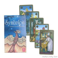 1 box symbolon tarot cards toy deck beginners board game multiplayer family party game fortune telling prophet oracle cards