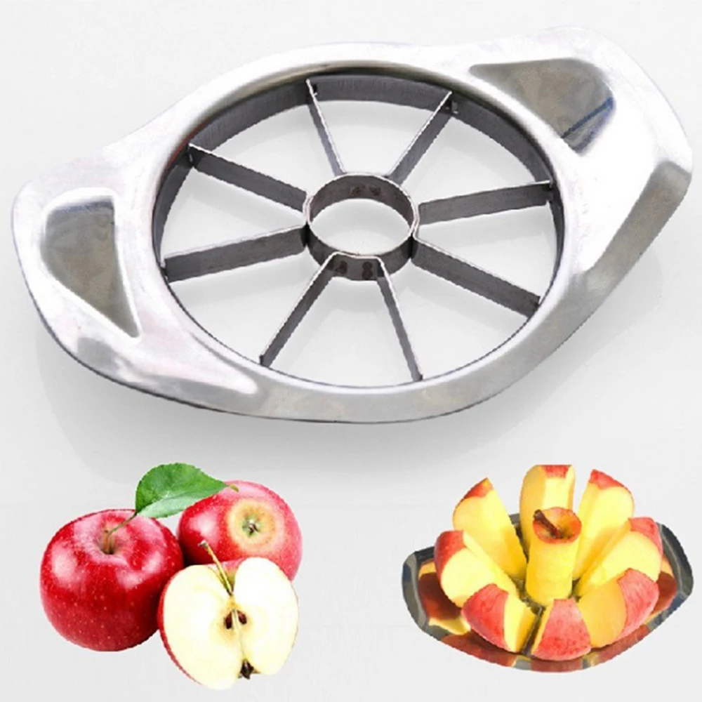 

New Stainless Steel Apple Pear Easy Cut Slicer Fruit Cutter Corer Divider Peeler Kitchen Tool