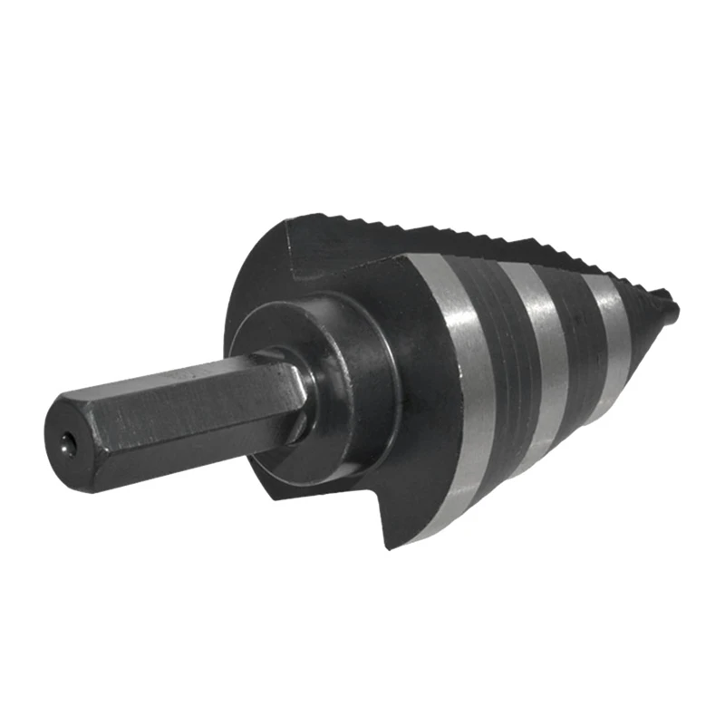 Big Deal от 7/8 до 1-3/8 HSS 6542 ступенчатое сверло с титановым покрытием двойной рифленой