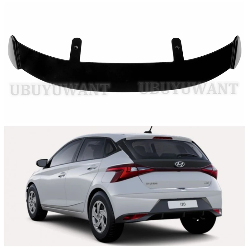 

Для Hyundai i20 2020 спойлер из АБС-пластика автомобильный спойлер на крышу задний хвост губа крыло автомобильные аксессуары хэтчбек универсальны...