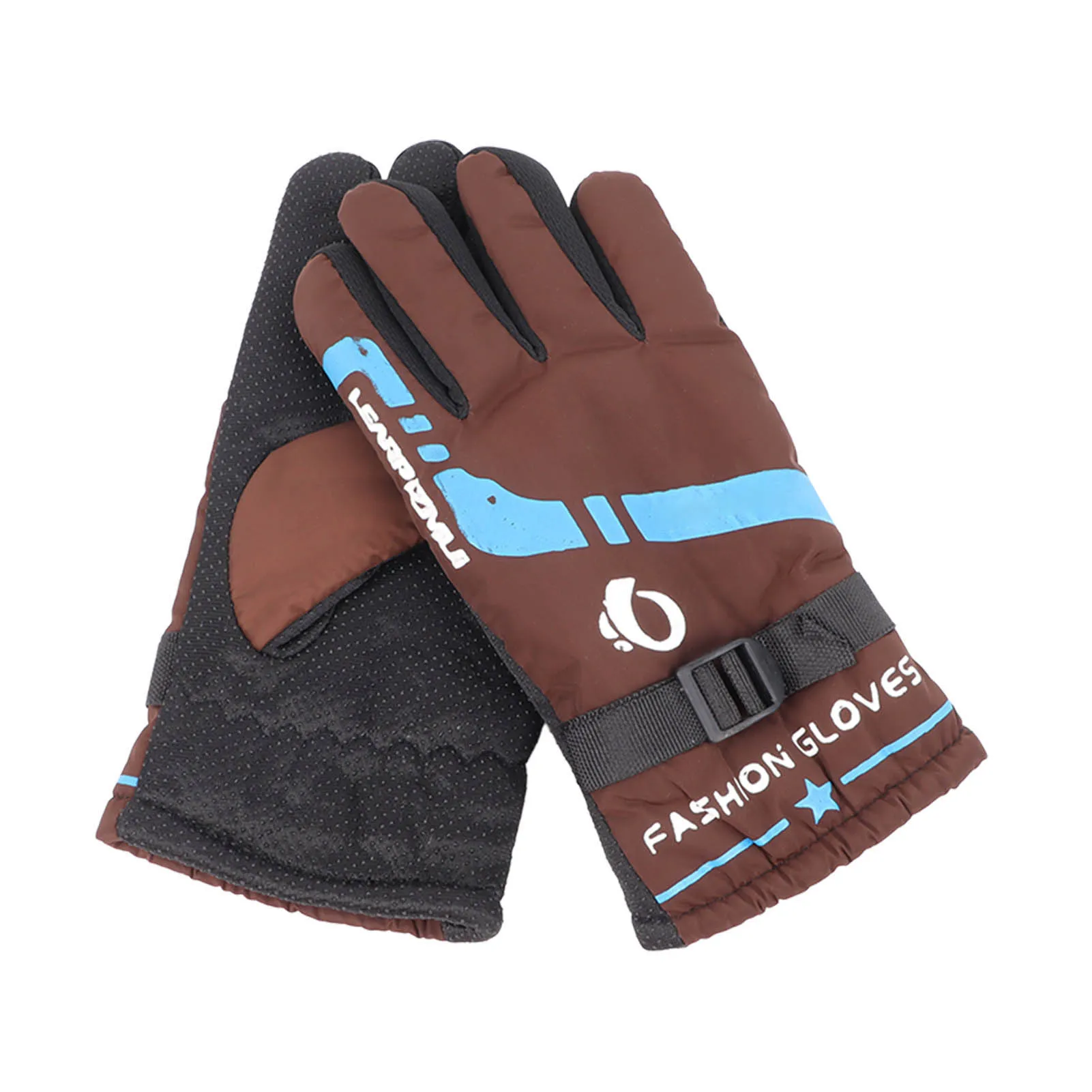 Езда Перчатки Гоночные Синий Коричневый Полиэфирное Волокно Ветрозащитный