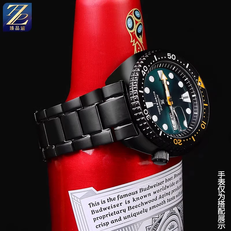 Ремешок для часов из цельной стали 22 мм для Seiko PROSPEX Series abalone SRPA21J1 SRPE99K1 SRP777 SRPC25 773, аксессуары для мужских часов (art.: 3920d7d103bca) - 3920d7d103bca