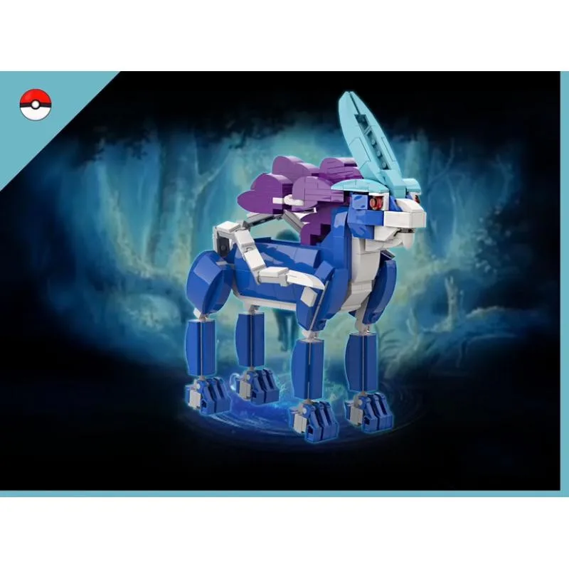 

Pokemon Suicune BRICKHEADZ Building Blocks Mini Action Figure Toys