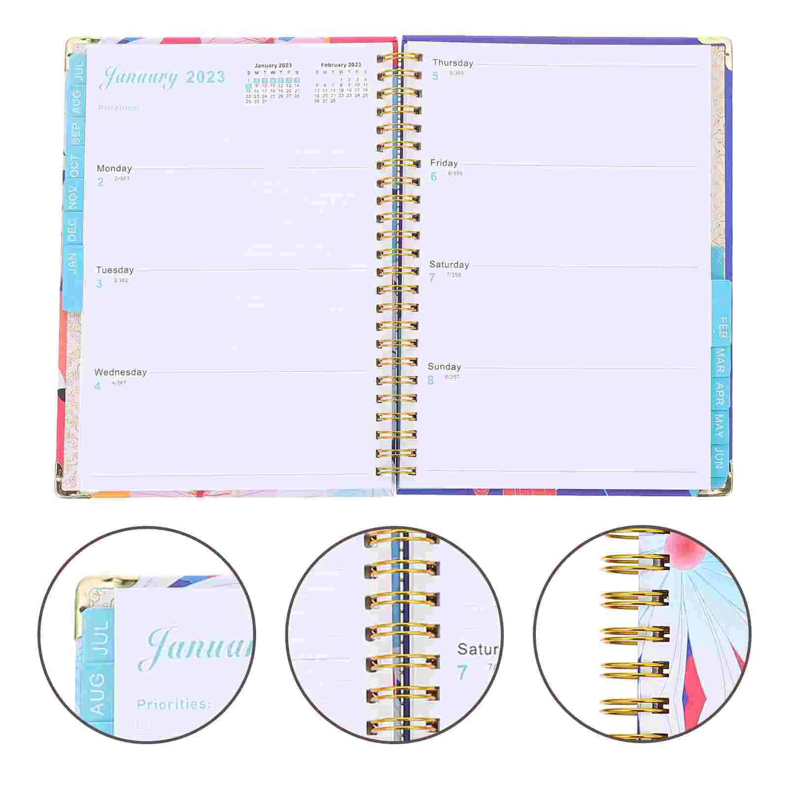 

Planner Book Notebook 2023 Appointment Daily Notepad List Dodiary Monthly Journal Writing Weekly Hourly Student Schedule