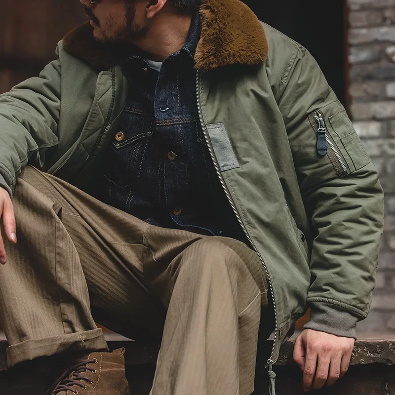 Рисунок 3 - Мужская винтажная куртка-бомбер Maden B15