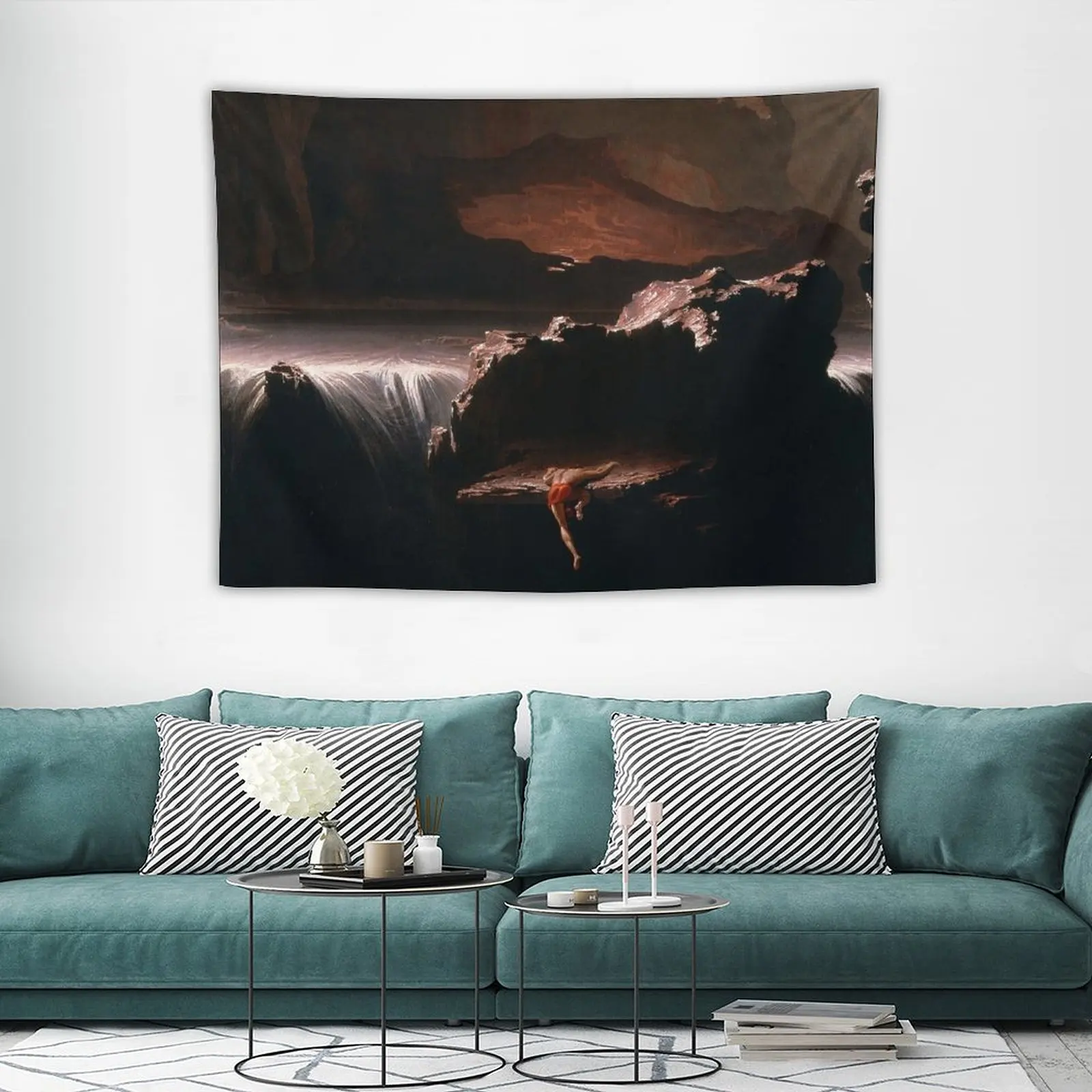 Сатак в поисках воды Oblivion гобелен Джона Мартина уличный декор эстетическое