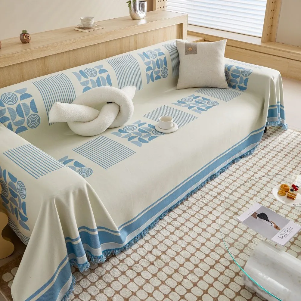 2024 мягкое покрывало для дивана в скандинавском стиле отдыха на открытом воздухе