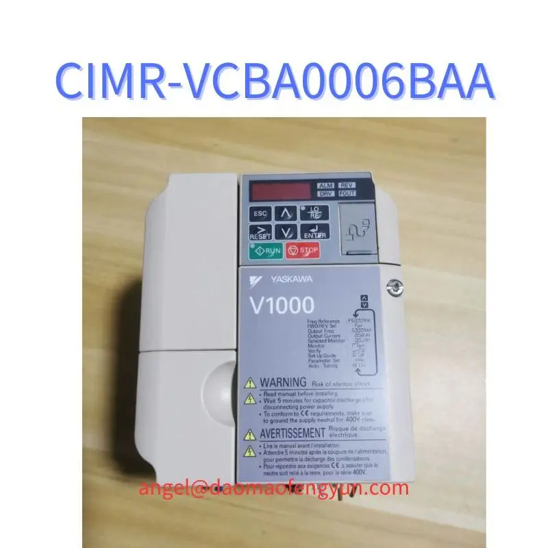 

CIMR-VCBA0006BAA Used V1000 series inverter 1.1kW/1.1kW test function OK