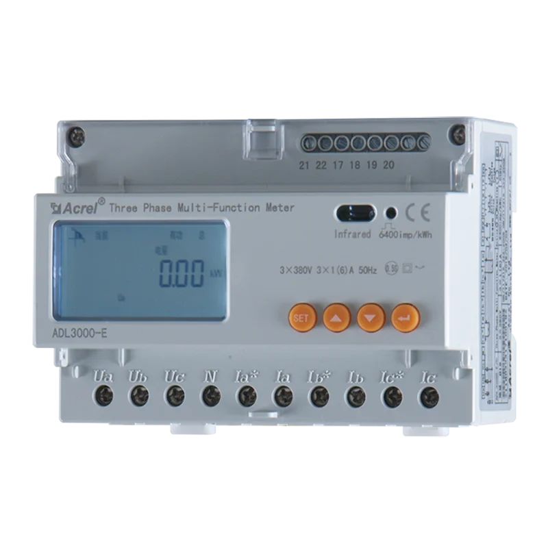 

multifunction 3 phase din rail energy meter ADL3000-E digital voltage current power energy meter