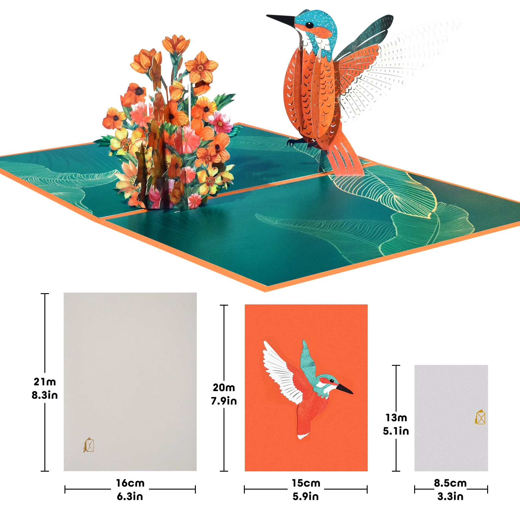 

Открытка 3D колибри Magic Ants