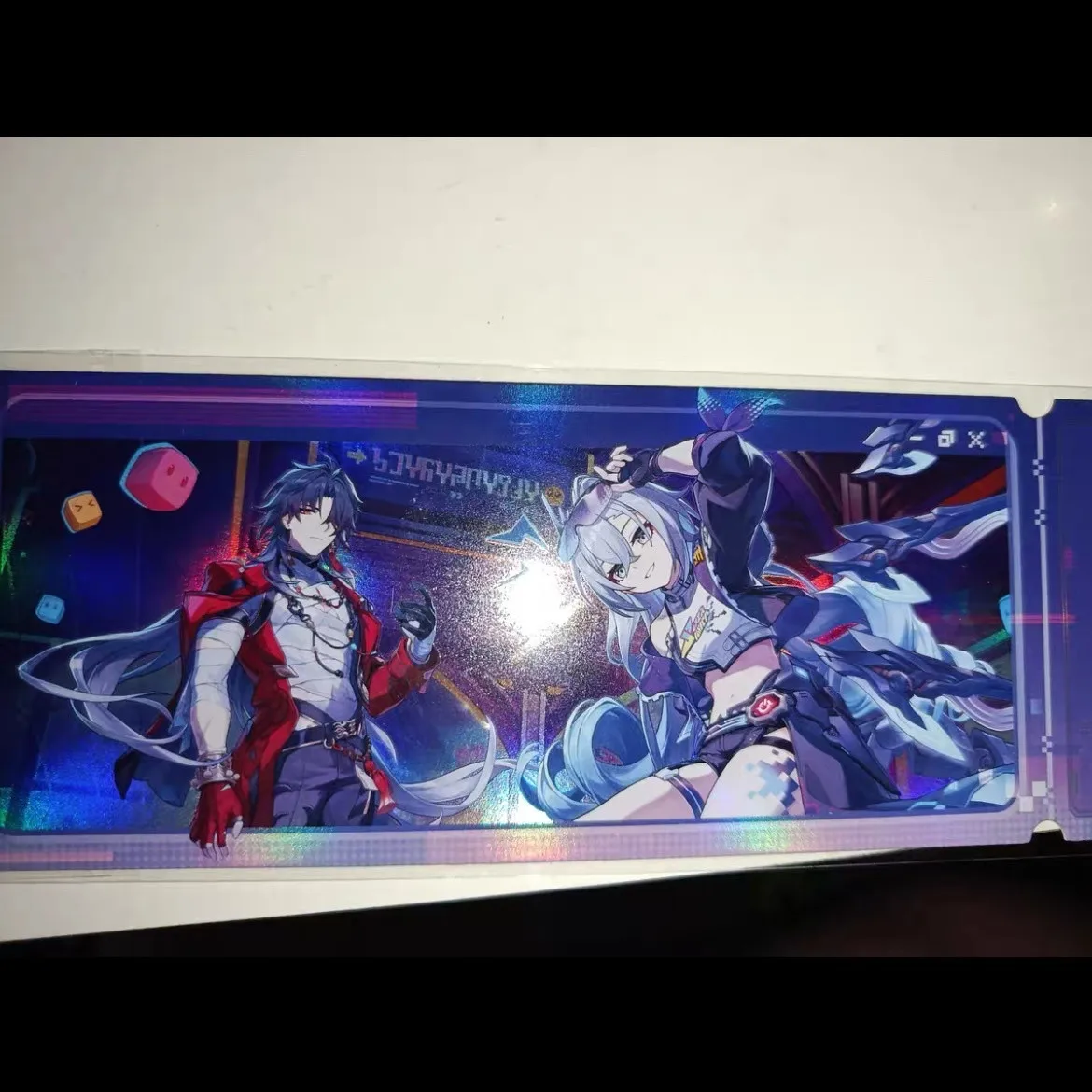 Honkai: Star Rail Фигурка для косплея Сильвер Вулф Блейд, лазерный билет, маленькая карточка, коллекционная карточка, украшение, аксессуары, подарок на Хэллоуин (art.: 3920dcc079106) - 3920dcc079106