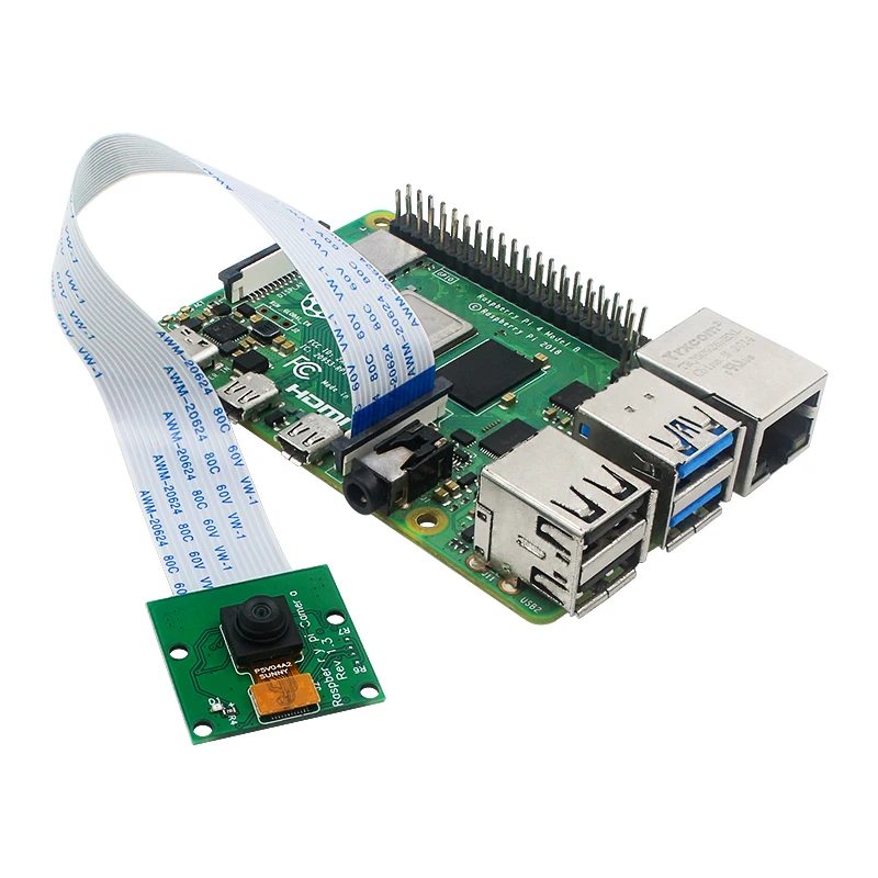 Фото Raspberry Pi 5MP Камера OV5647 Веб-камера 65 °   120 °   Модуль камеры с автофокусом и разрешением 15 см FFC для Raspberry Pi 4B 3B+ 3B №5