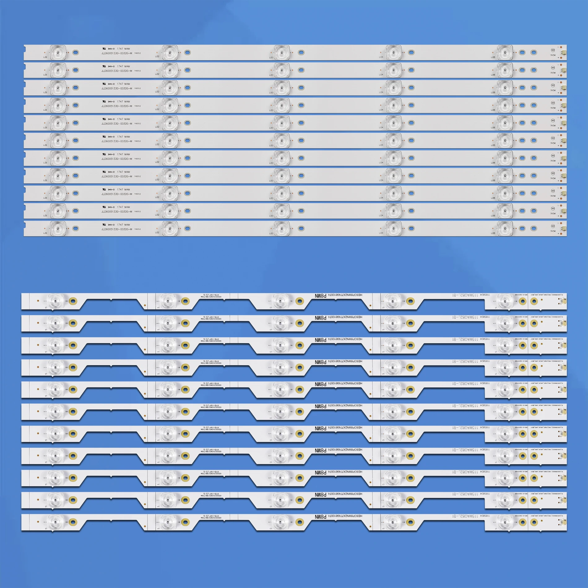 11 шт./комплект 5 светодиодных ламп